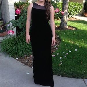 Vintage Maxi Velvet Dress